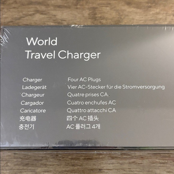 NEW [Theragun] Theragun World Travel Charger Set of 4 AC Plugs, Sealed Box - Picture 7 of 12